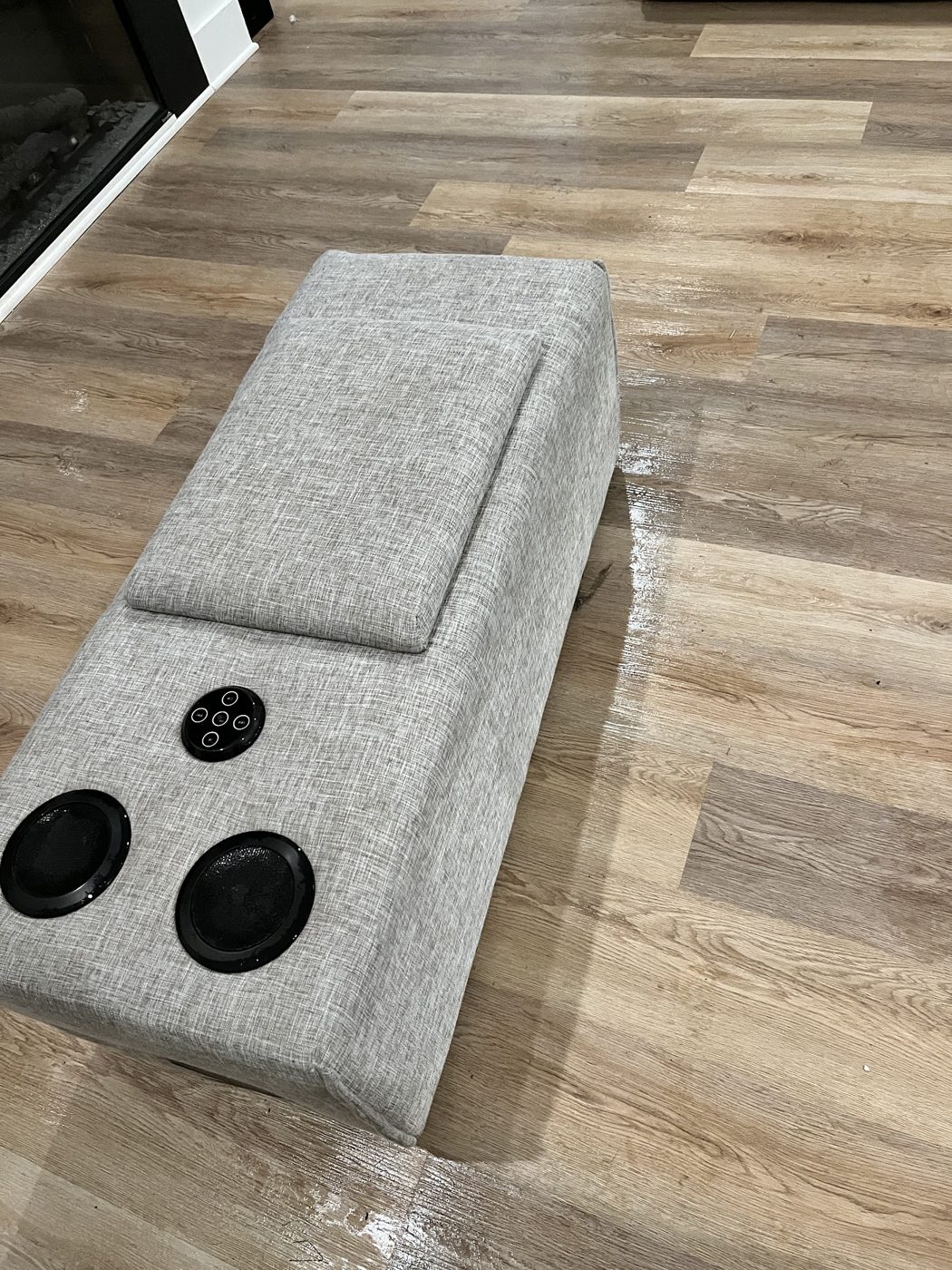 Upholstered ottoman